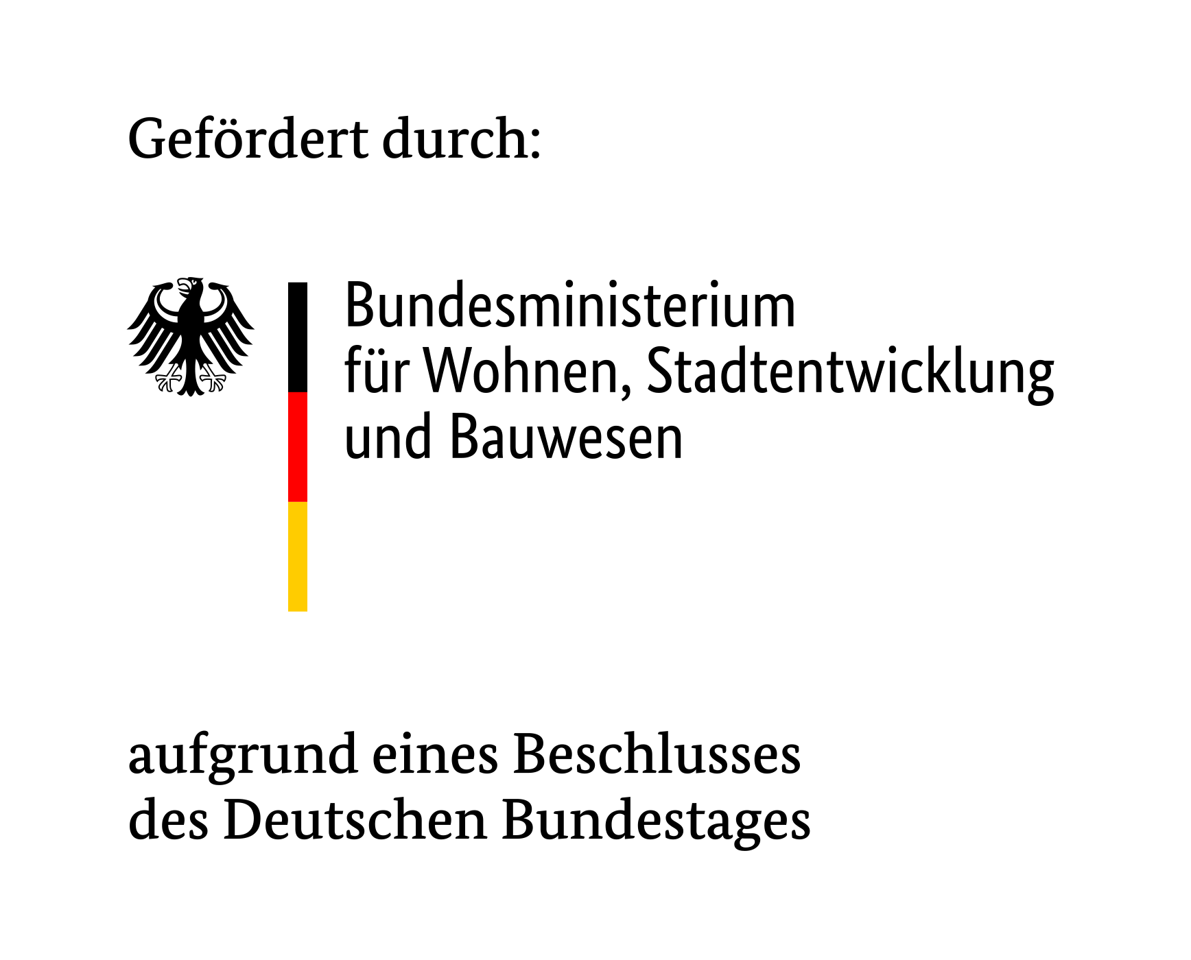 Logo vom Bundesministerium für Wohnen, Stadtentwicklung und Bauwesen